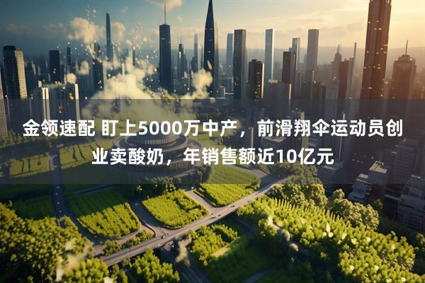 金领速配 盯上5000万中产，前滑翔伞运动员创业卖酸奶，年销售额近10亿元